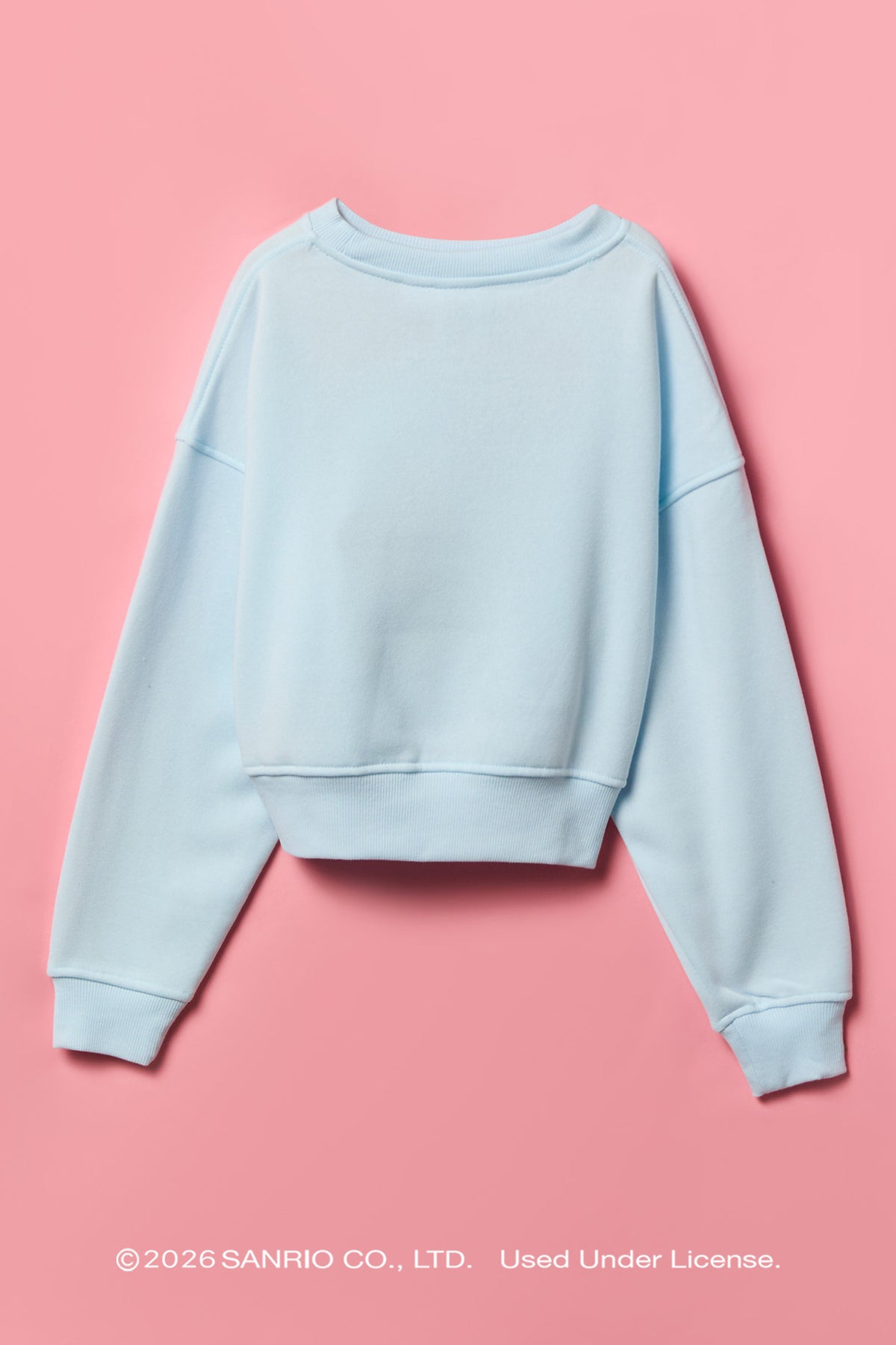 Vue alternative 2. Chandail en molleton avec motif brodé Cinnamoroll™ pour fille