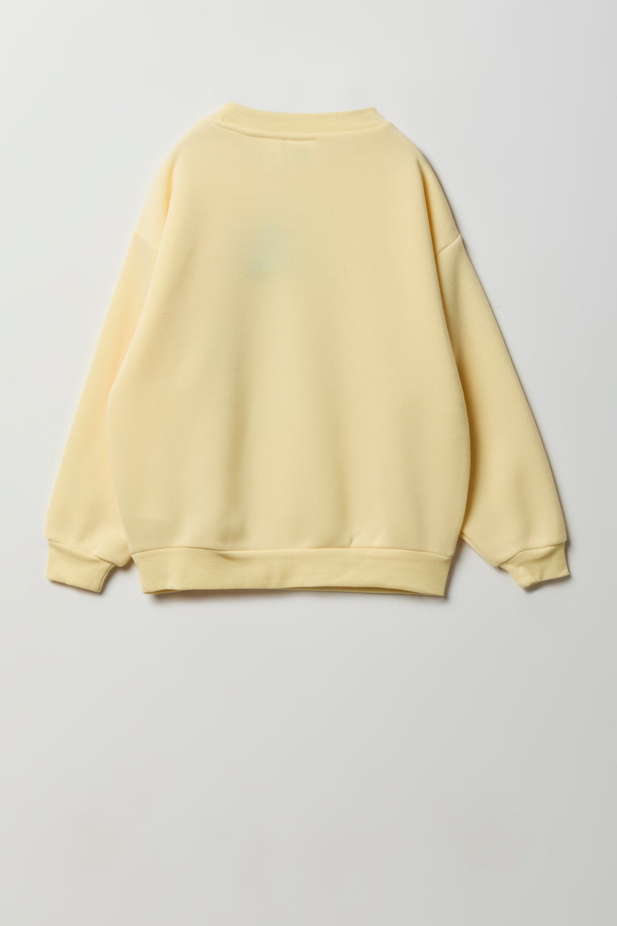 Alt View 2. Girls Bluey Fleece Sweatshirt - Pale Yellow