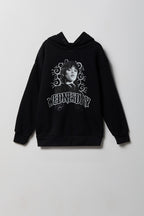 Girls Wednesday Graphic Boxy Fleece Hoodie