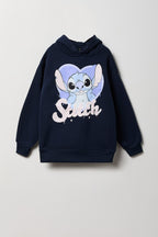 Girls Stitch Boxy Fleece Hoodie