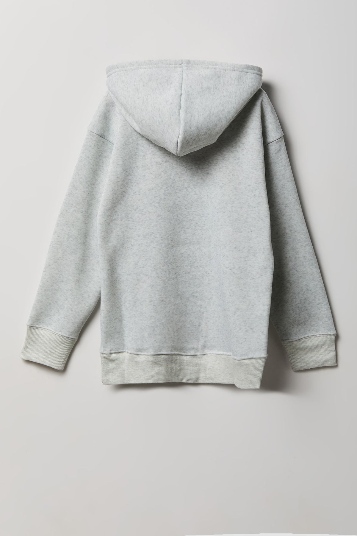 Alt View 2. Girls Moana Graphic  Boxy Fleece Hoodie - Heather Grey