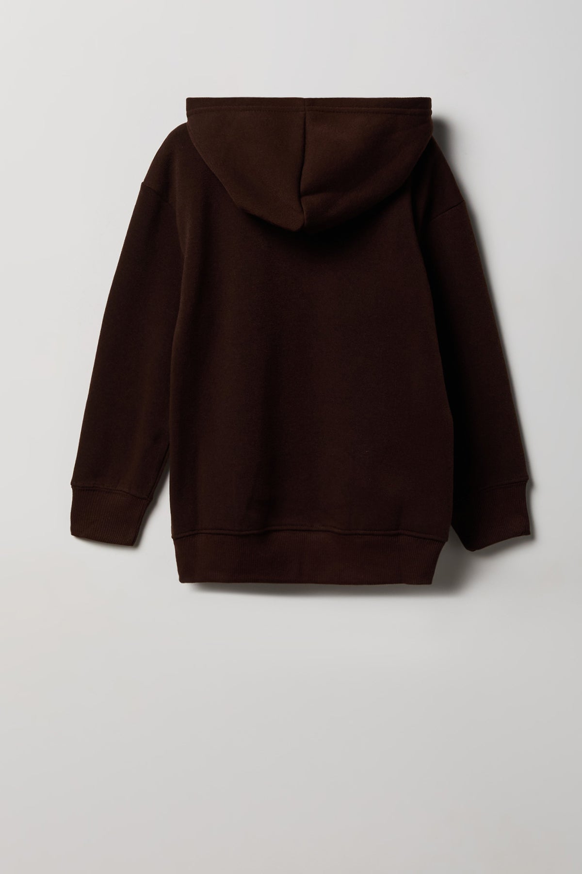 Vue alternative 2. Haut carré à capuchon en molleton avec imprimé  Stitch pour fille
