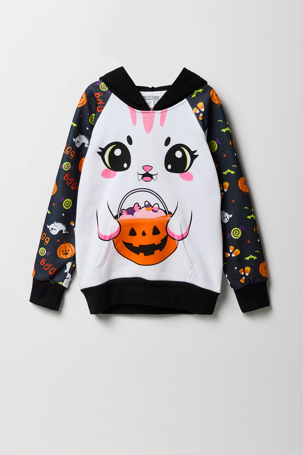 Youth 3D Halloween Cat Hoodie & Legging 2 Piece Set