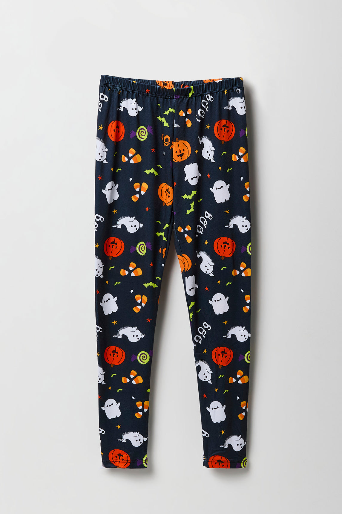 Ensemble avec haut à capuchon et legging Chat d'Halloween 3D pour jeune