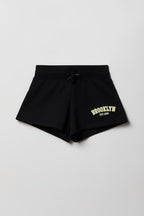 Short en molleton classique pour fille