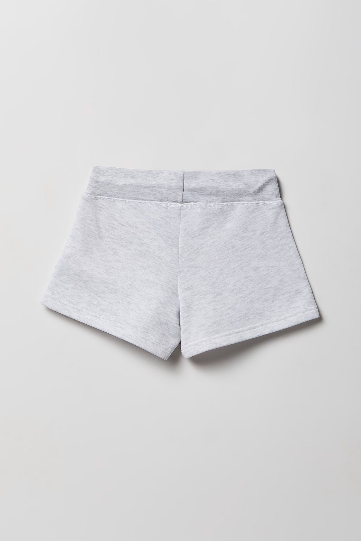 Alt View 2. Girls Classic Fleece Short - Light Grey