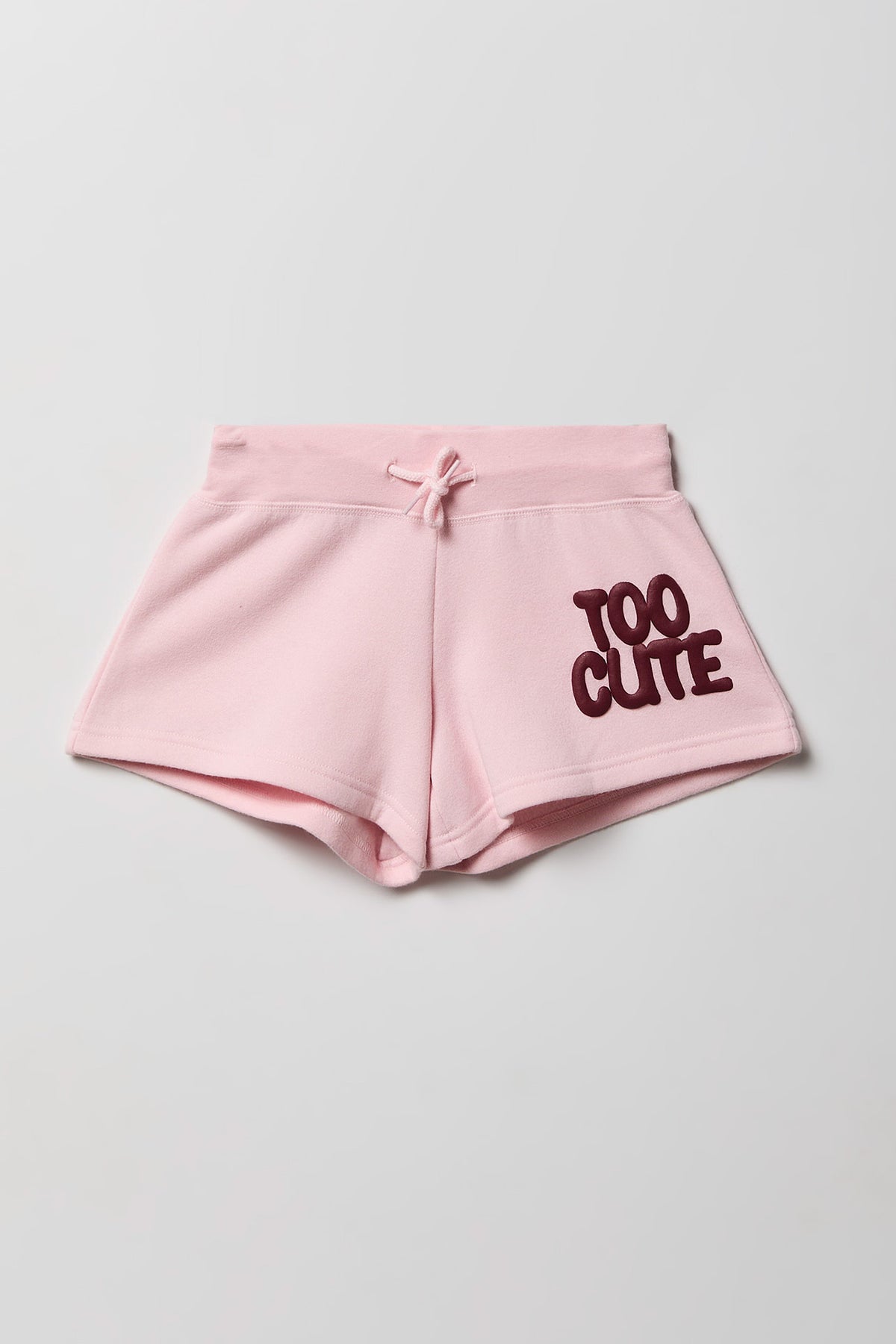 Short en molleton classique pour fille