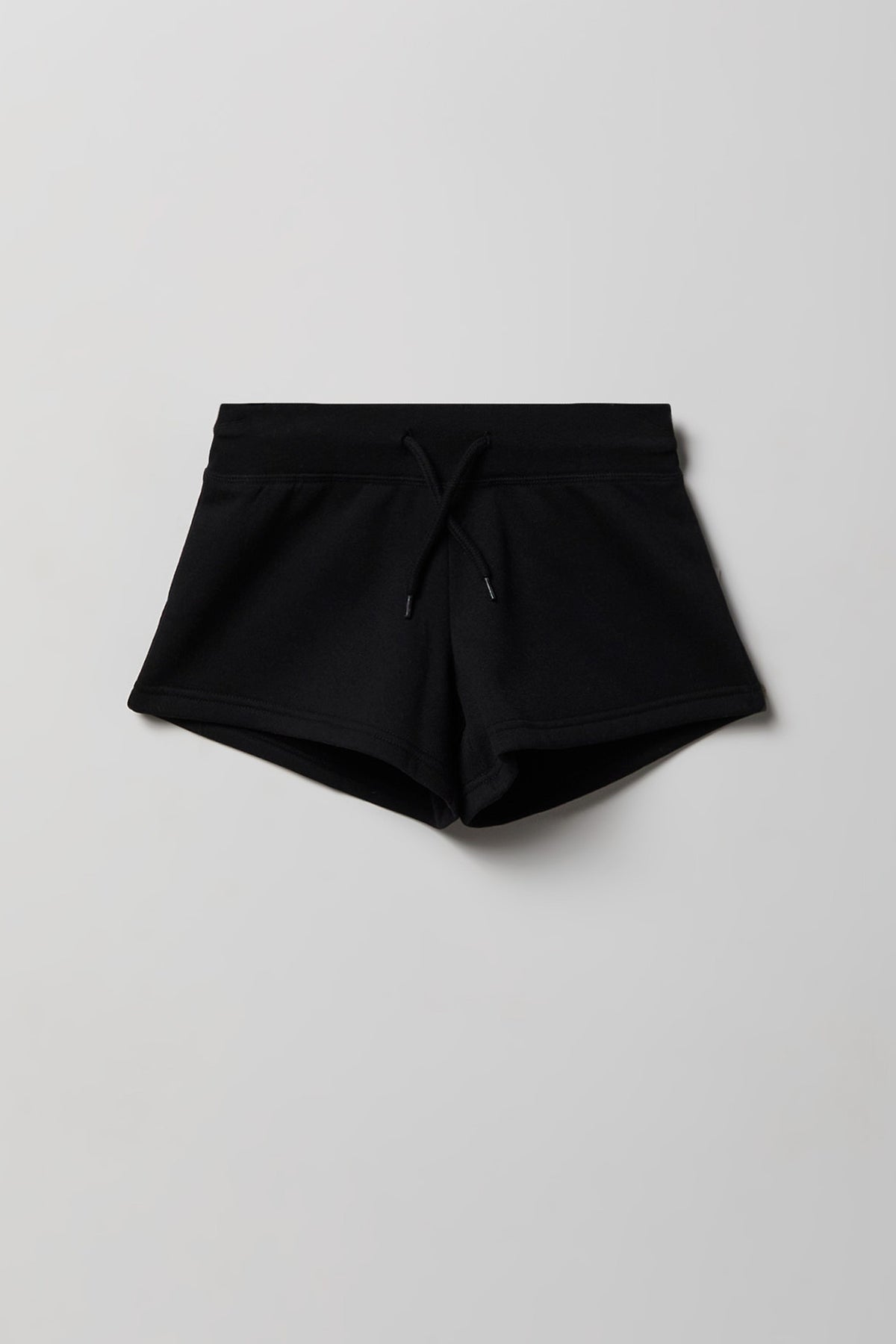 Girls Active Luxe French Terry Short - Black