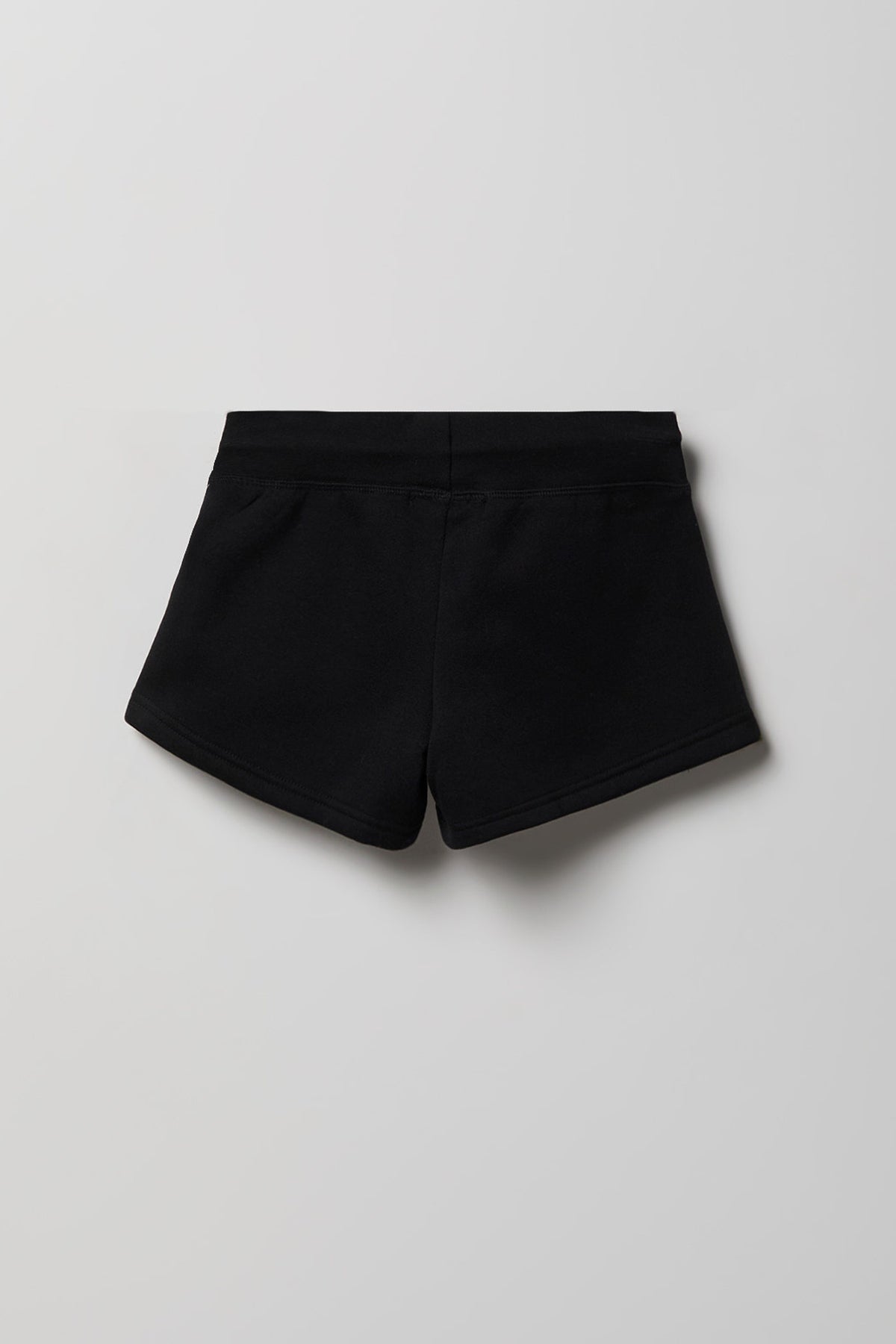 Alt View 2. Girls Active Luxe French Terry Short - Black