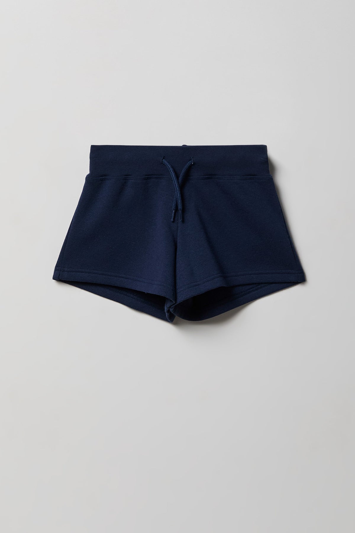 Girls Active Luxe French Terry Short - Navy