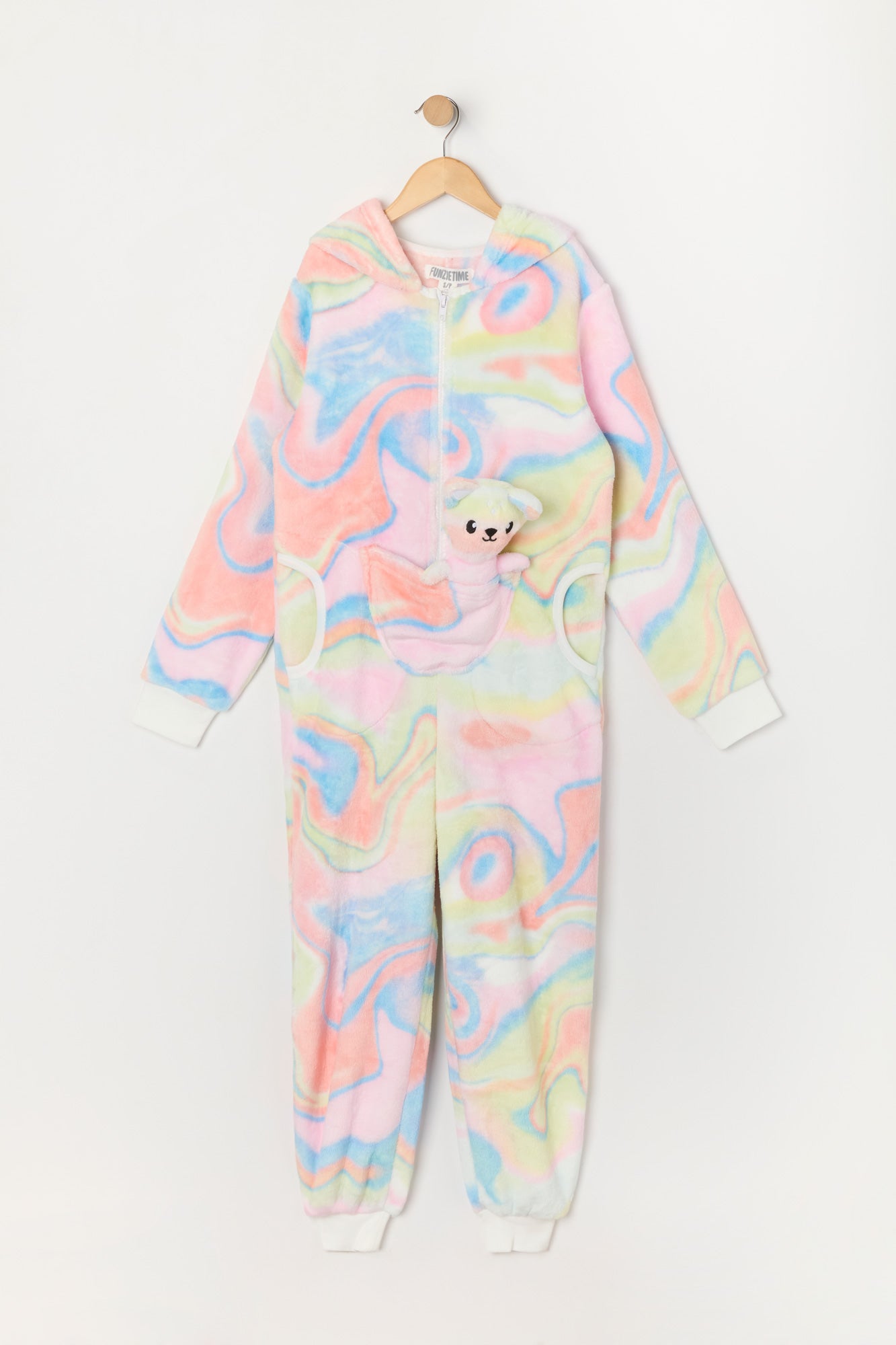 Youth 3D Fox Plush Onesie