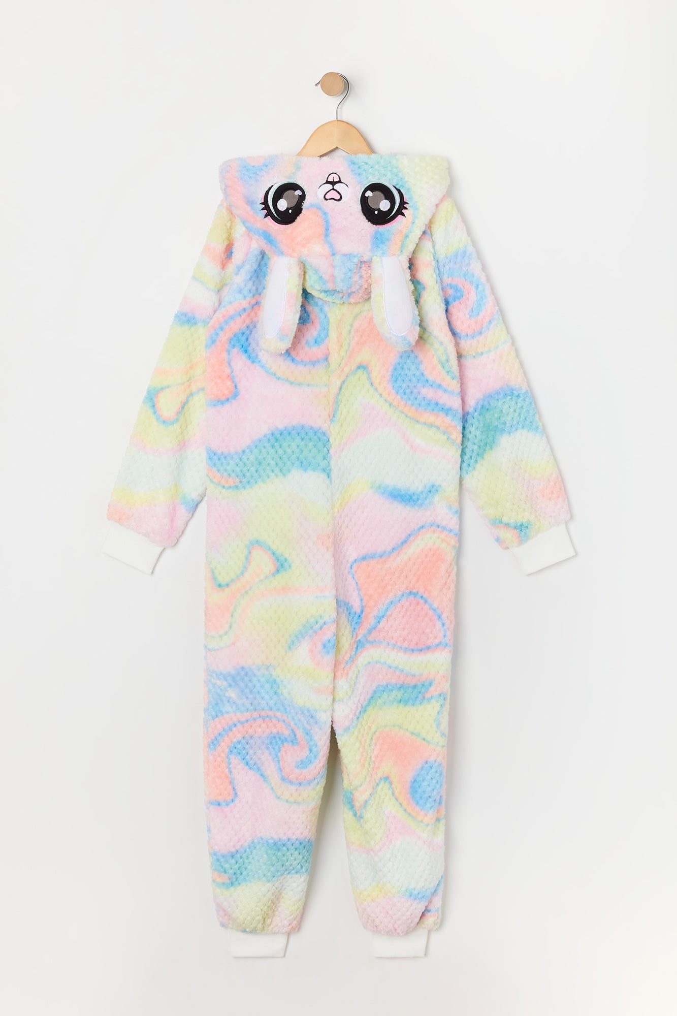 Youth 3D Bunny Plush Onesie