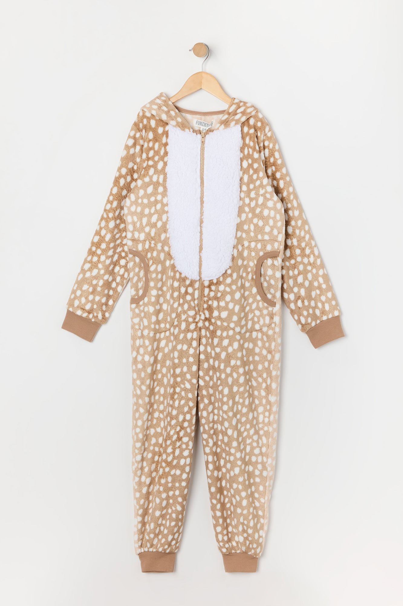 Youth 3D Deer Plush Onesie