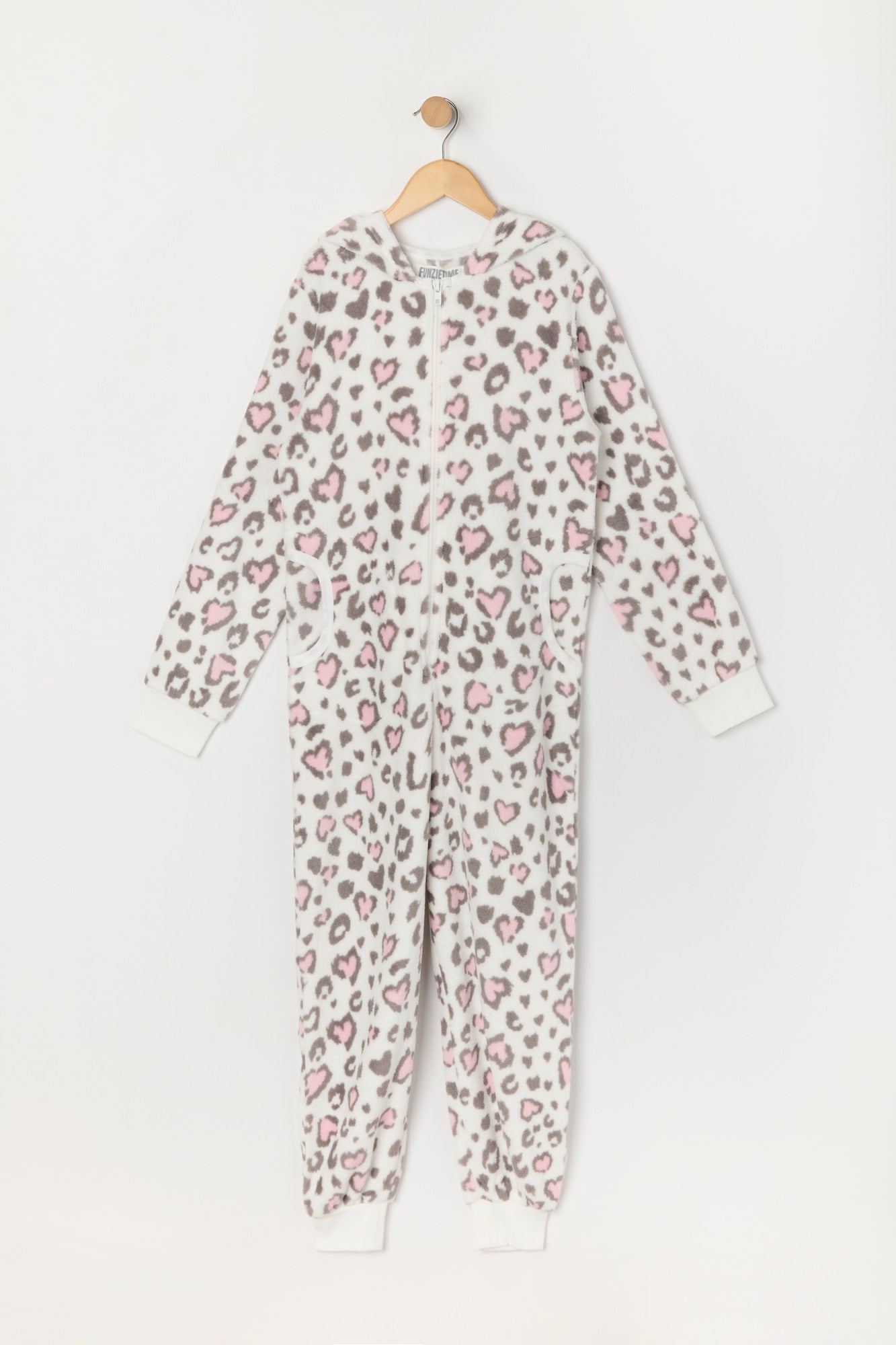 Youth 3D Cheetah Plush Onesie