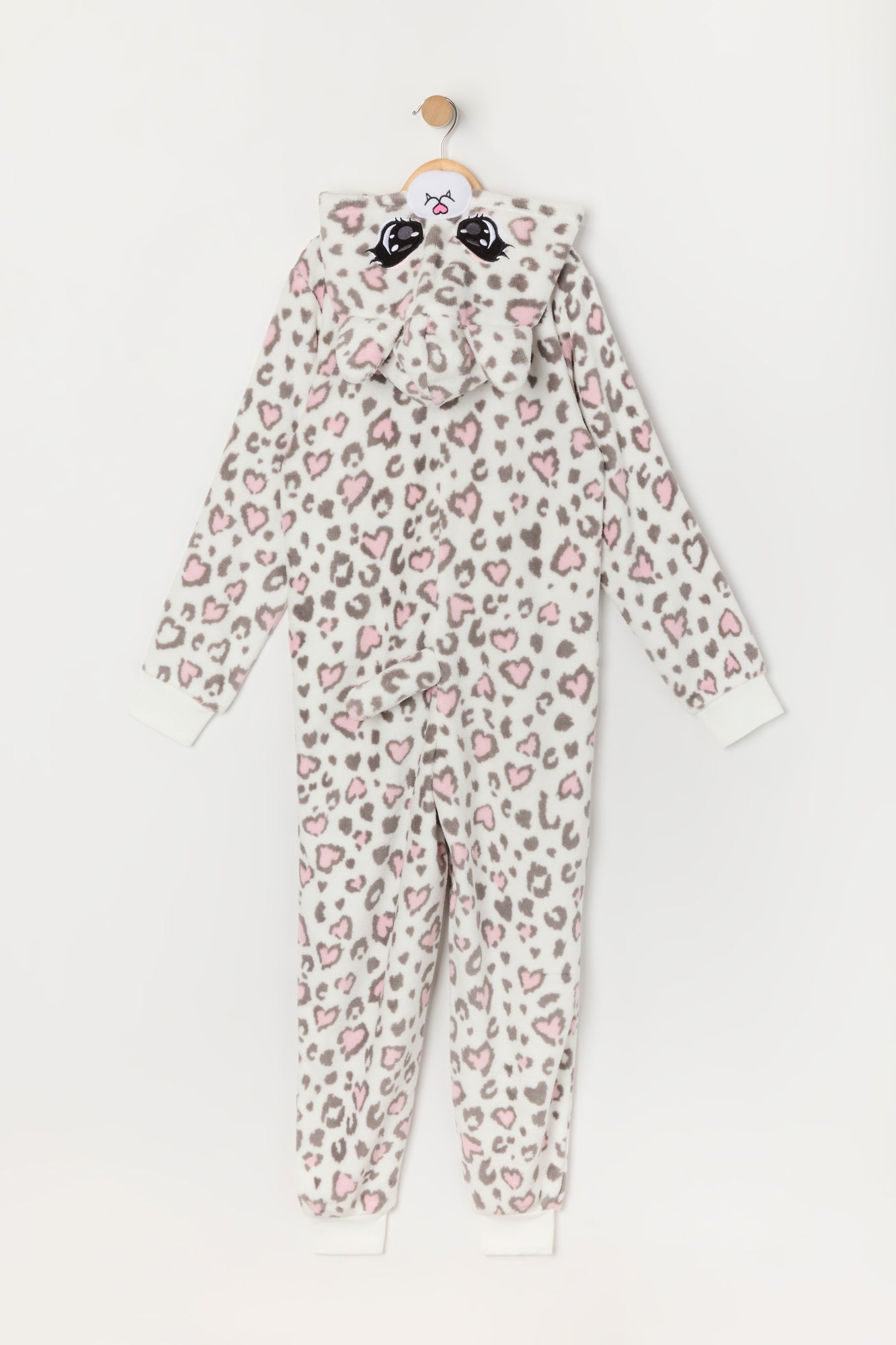 Youth 3D Cheetah Plush Onesie