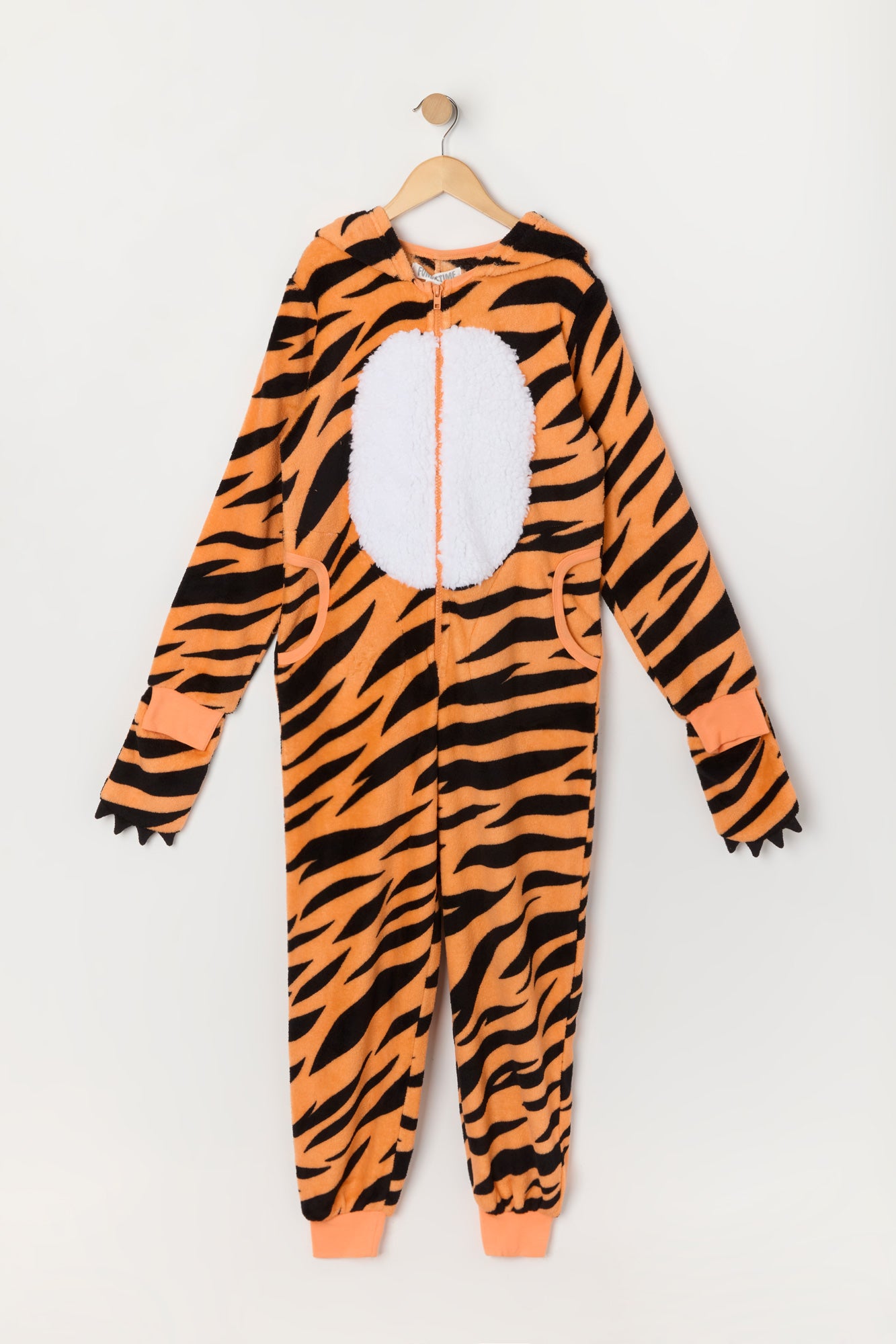 Youth 3D Tiger Plush Onesie