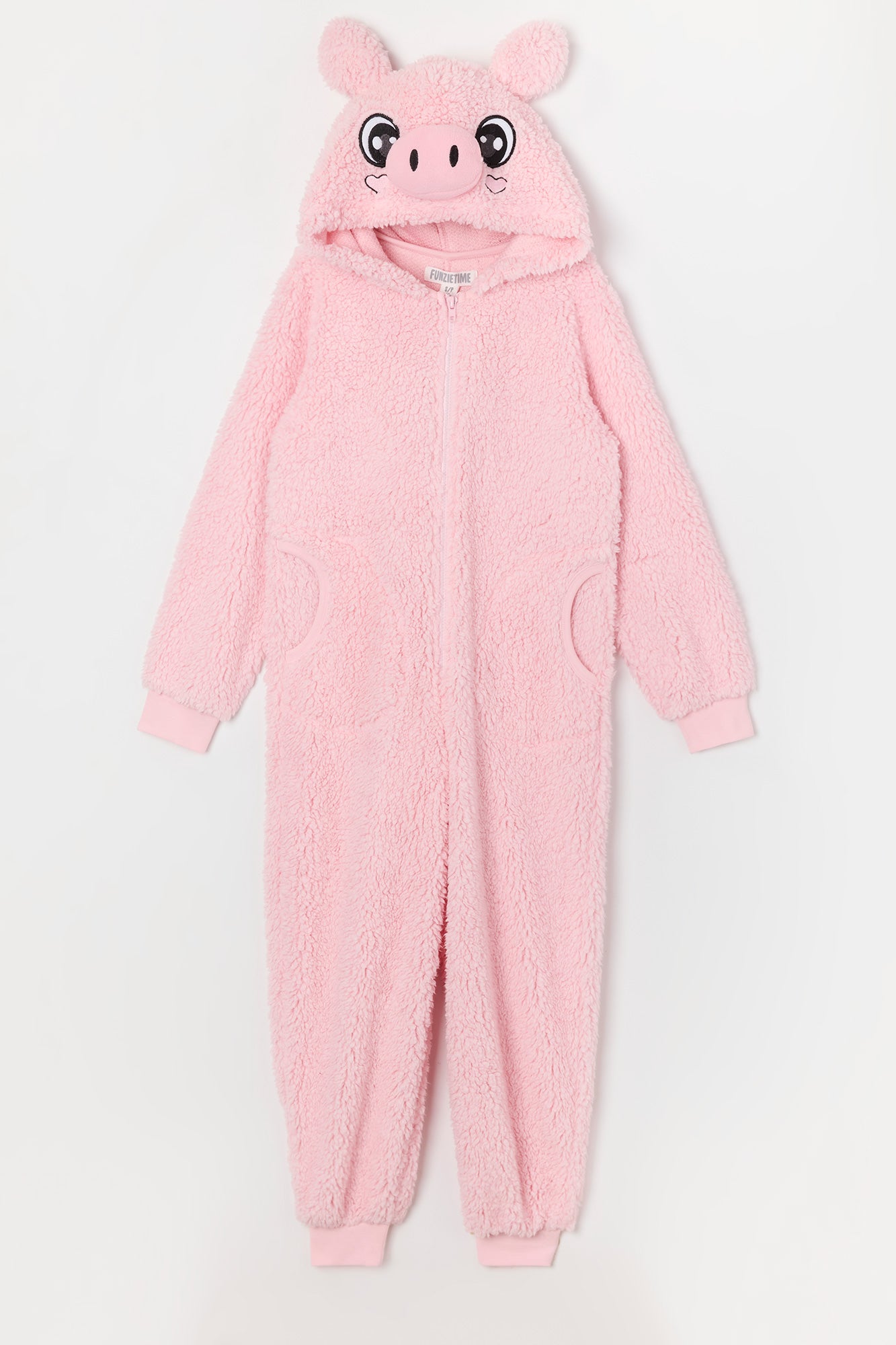 Youth 3D Pig Sherpa Onesie