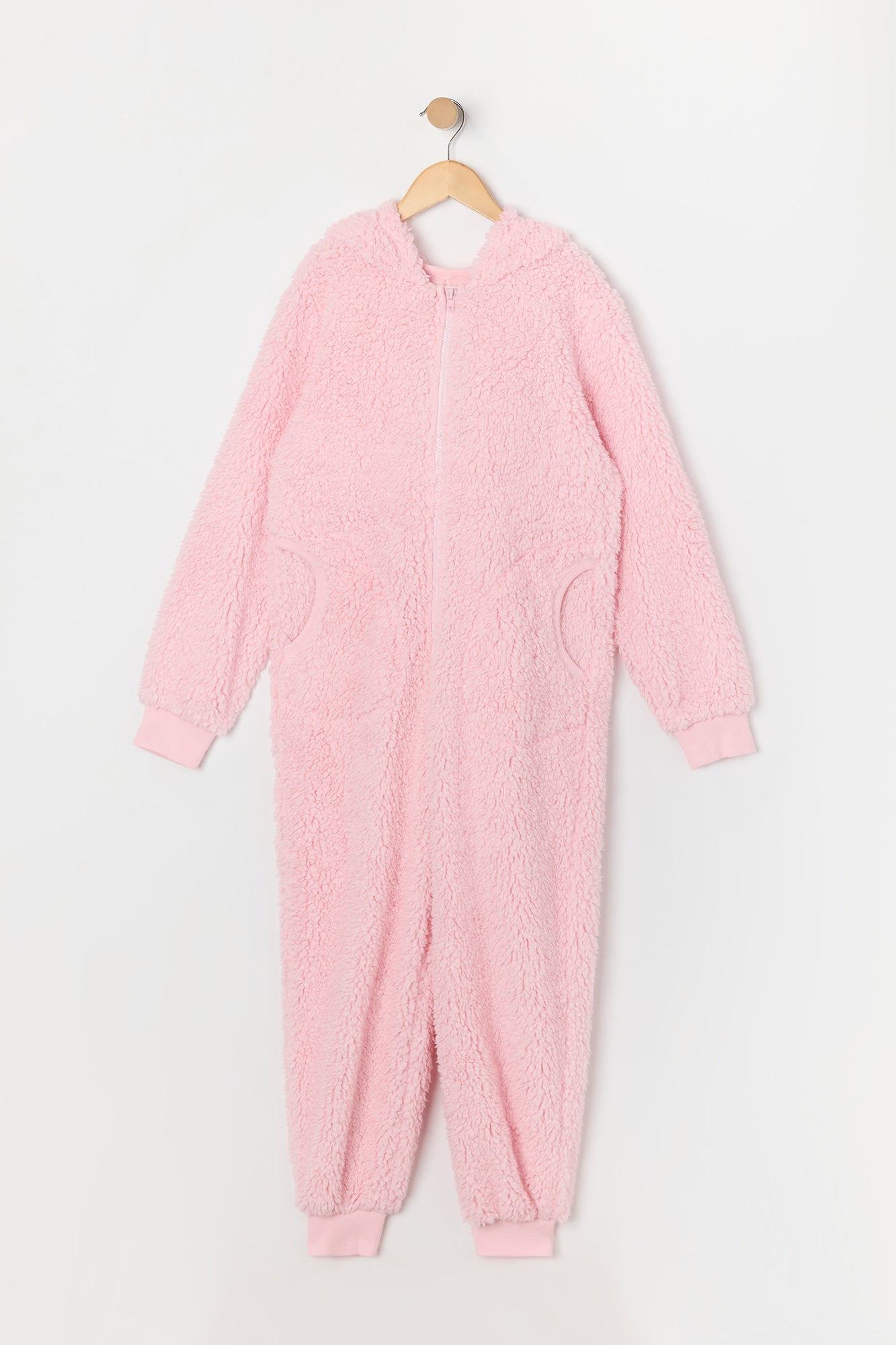 Youth 3D Pig Sherpa Onesie