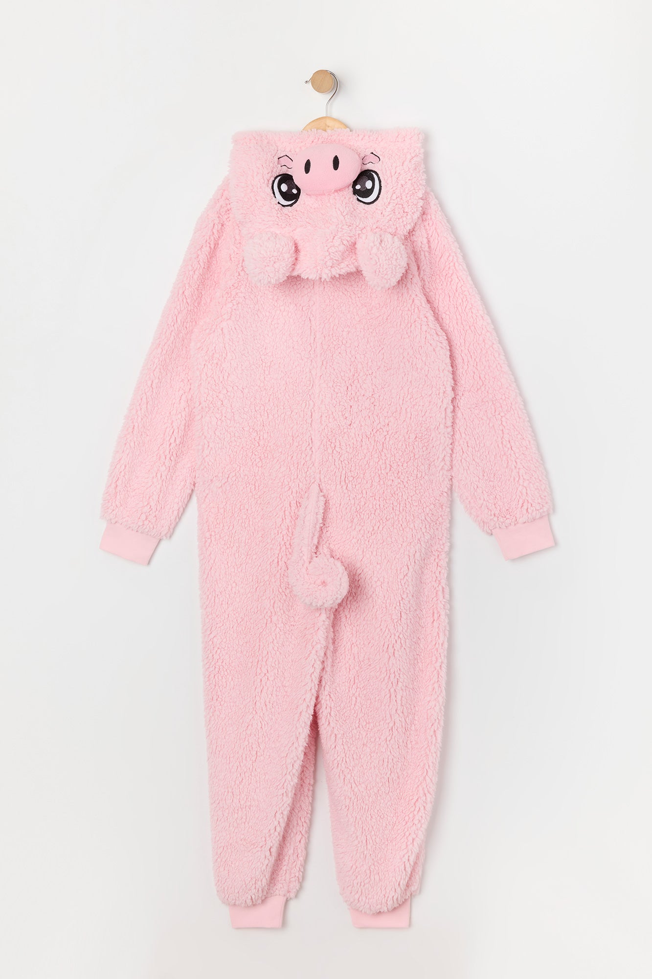 Youth 3D Pig Sherpa Onesie