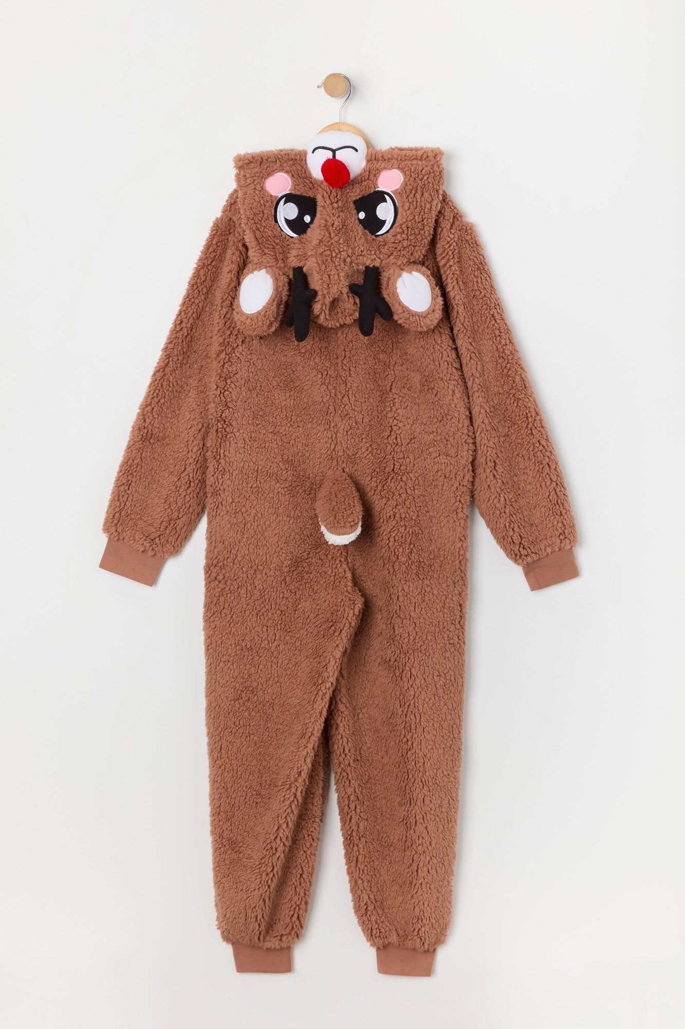 Youth 3D Rudolph Sherpa Onesie