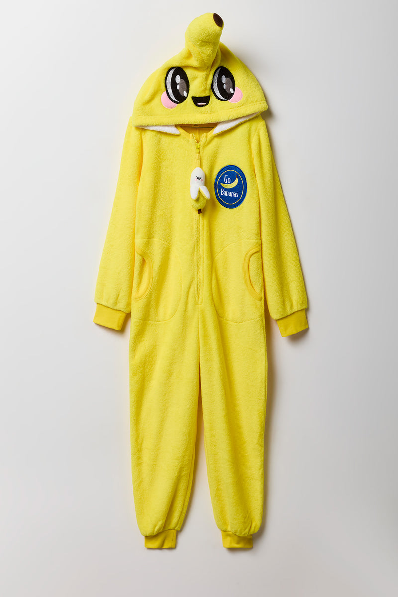 Kids Banana Plush 3D Onesie