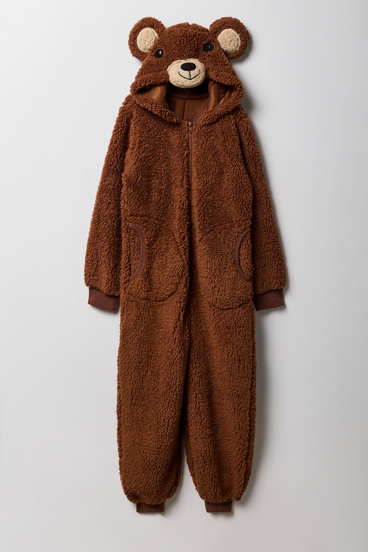 Kids Bear Sherpa 3D Onesie