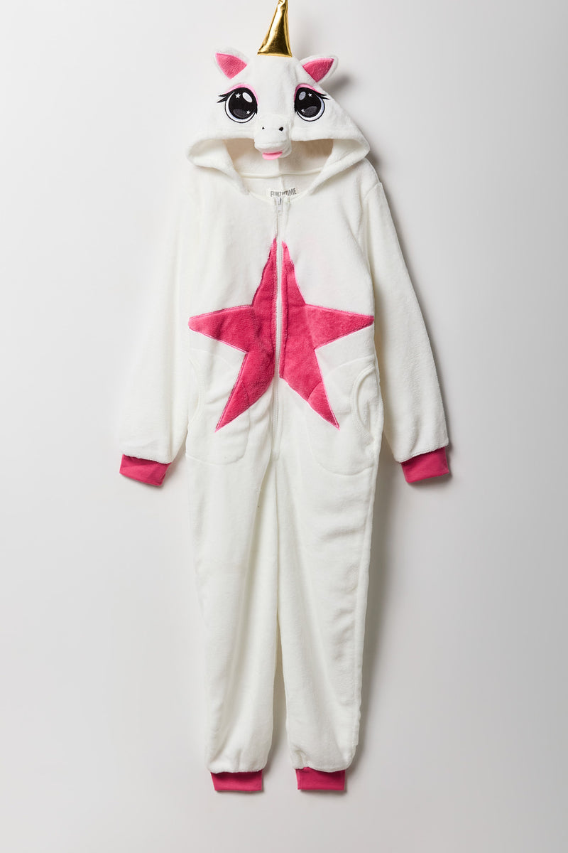 Kids 3D Unicorn Plush Onesie