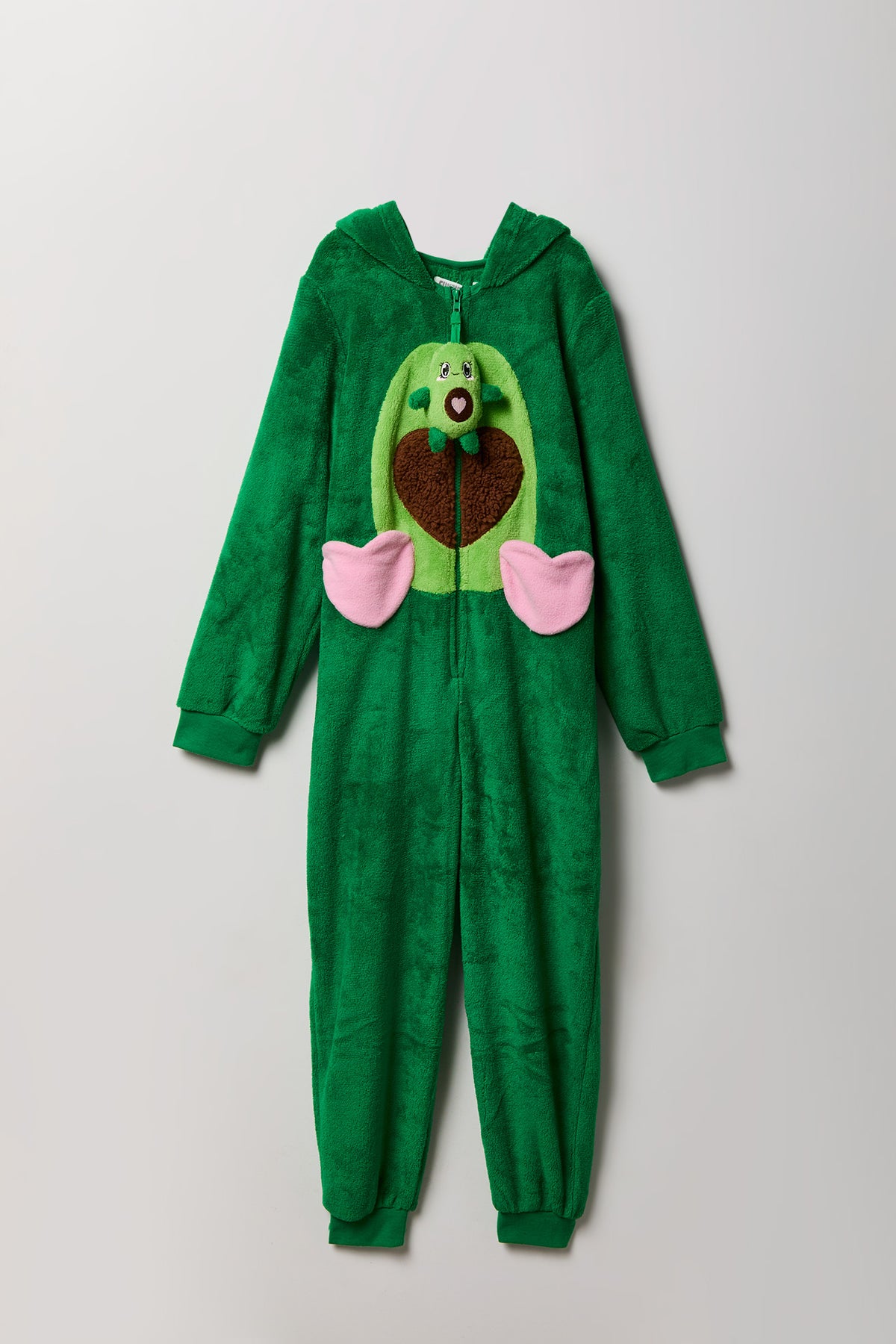 Vue alternative 2. Combinaison en peluche Avocat 3D pour enfant