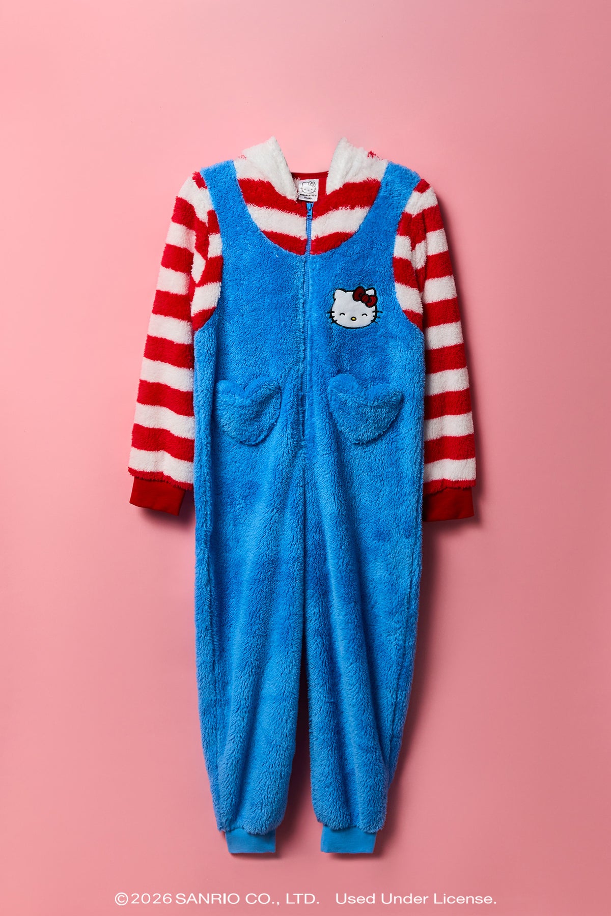 Vue alternative 2. Combinaison en peluche Hello Kitty® 3D pour enfant