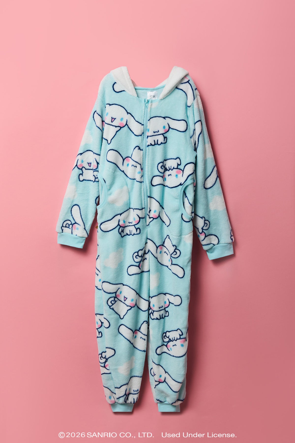 Alt View 2. Cinnamoroll™ Girls 3D Plush Onesie - Blue