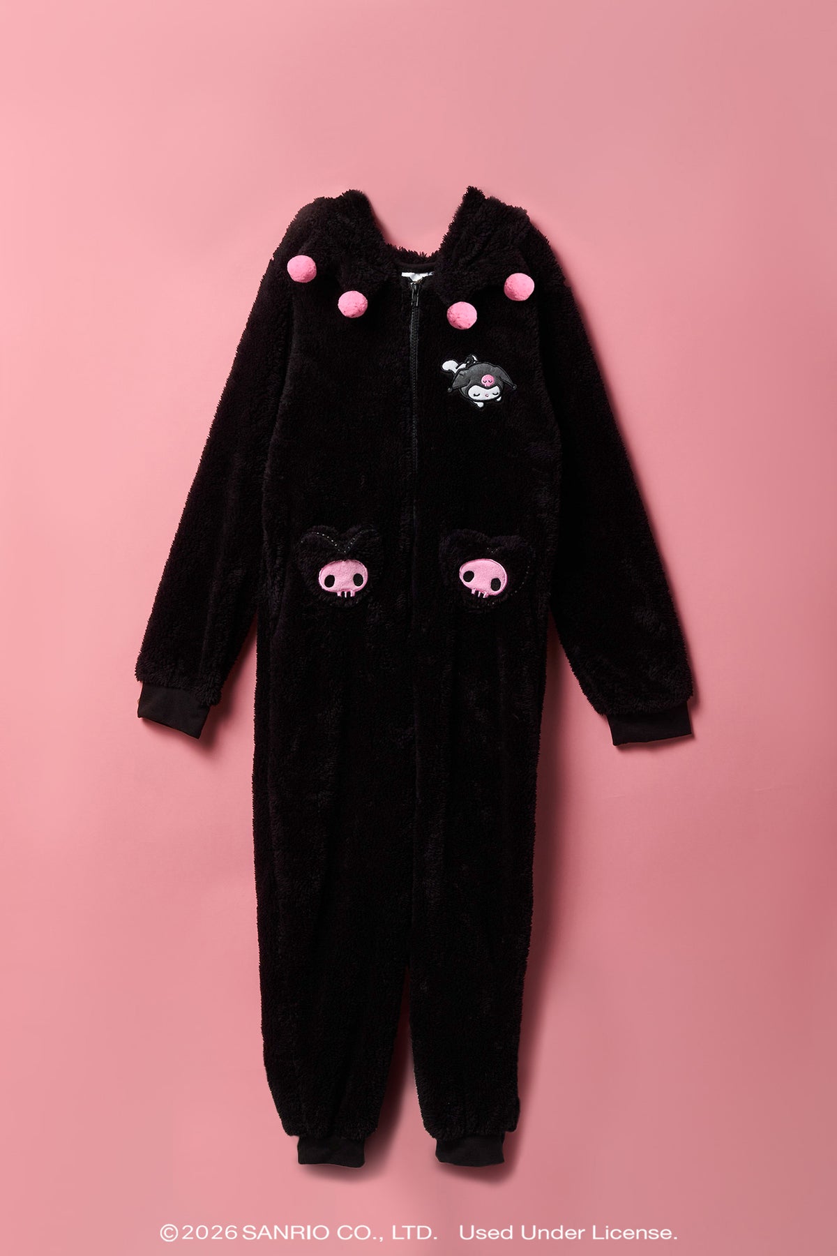Alt View 2. Kuromi™ Kids Onesie - Black
