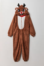 Combinaison en Sherpa Renne 3D pour enfant