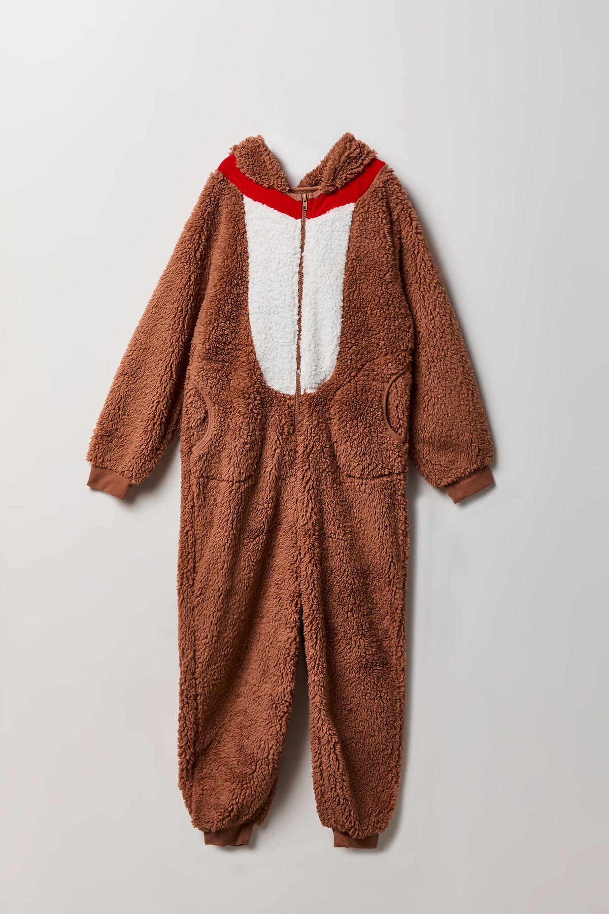 Vue alternative 2. Combinaison en Sherpa Renne 3D pour enfant