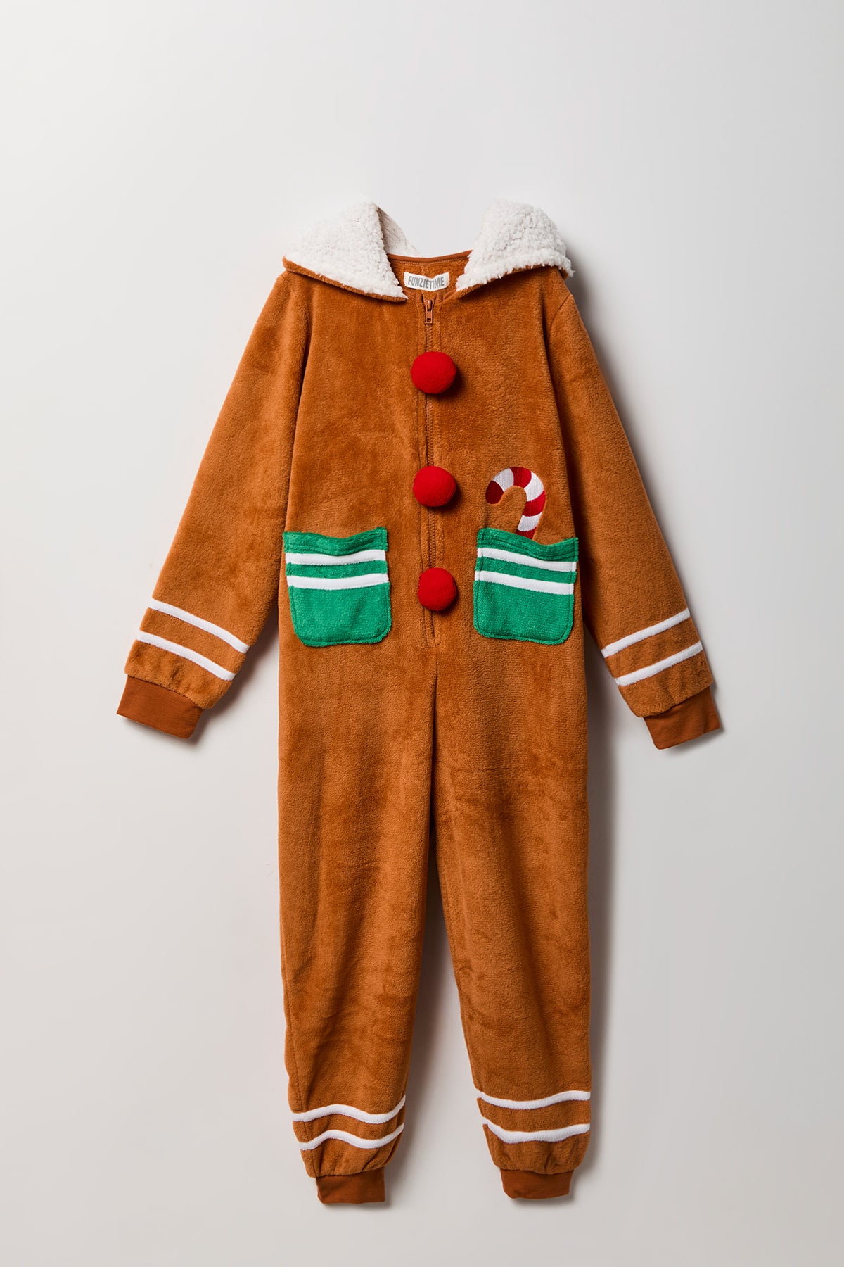 Vue alternative 2. Combinaison en peluche Pain d'épices 3D pour enfant