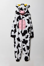 Combinaison en Sherpa Cow 3D pour enfant
