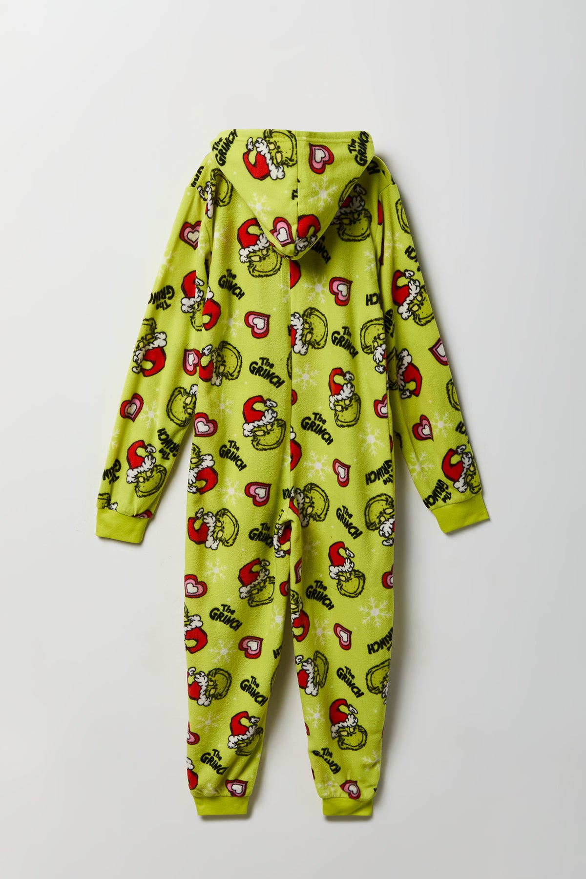 Vue alternative 2. Combinaison en peluche à imprimé The Grinch pour enfant