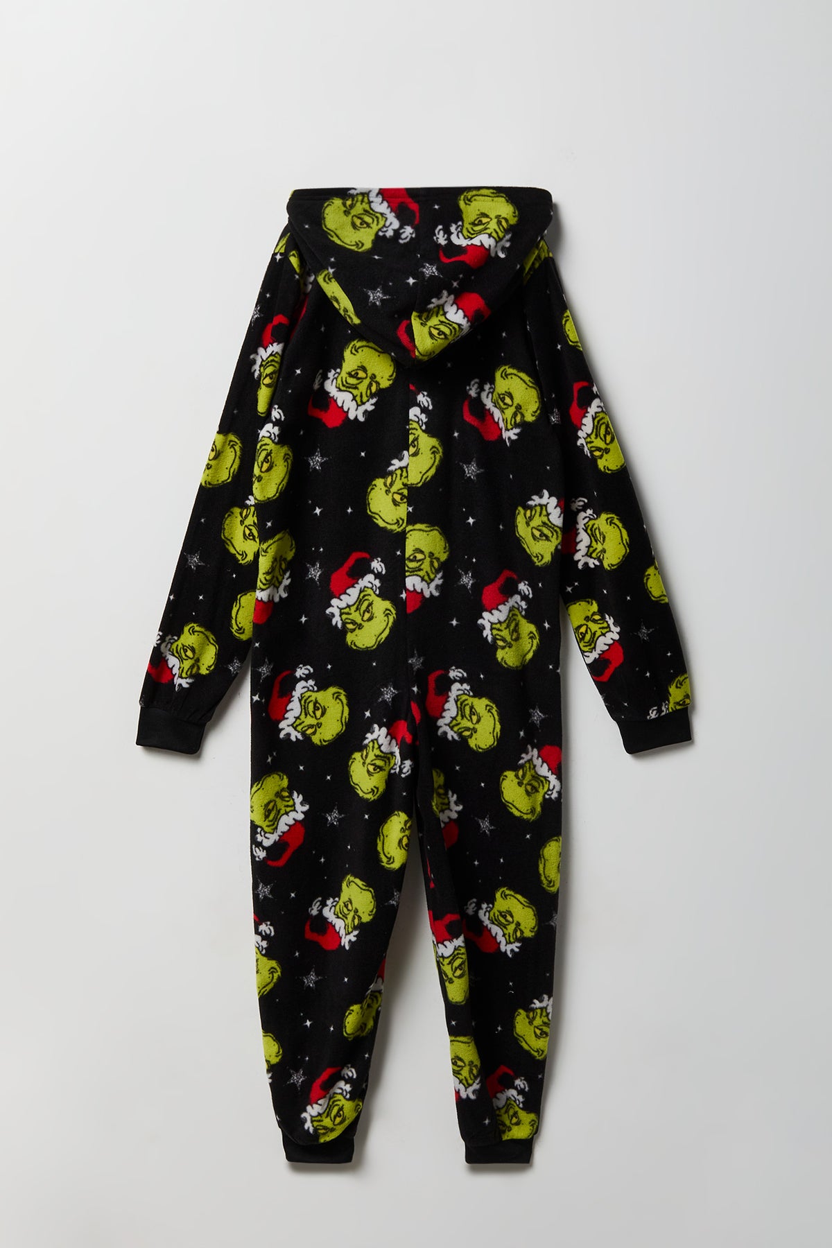 Vue alternative 2. Combinaison en peluche à imprimé The Grinch pour enfant