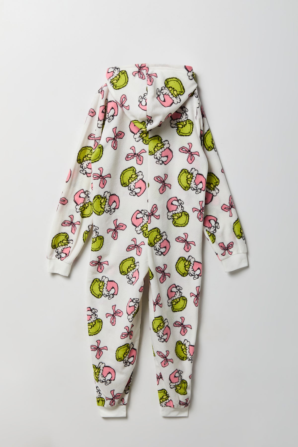 Vue alternative 2. Combinaison en peluche à imprimé The Grinch pour enfant