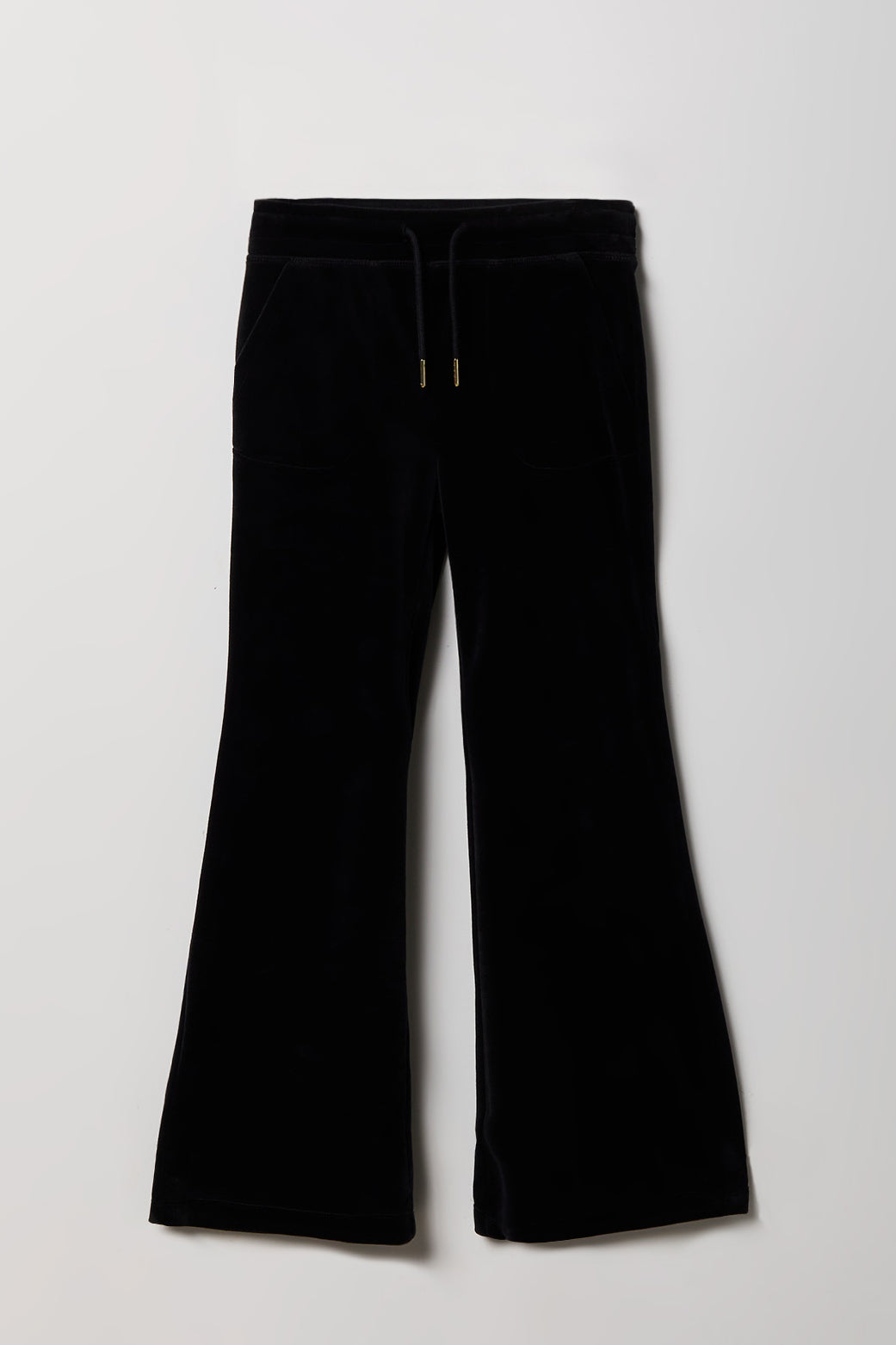 Girls Velour Pant - Black