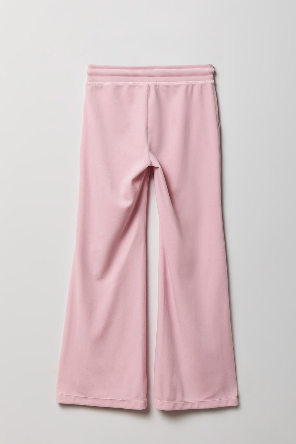 Alt View 2. Girls Velour Pant - Light Pink
