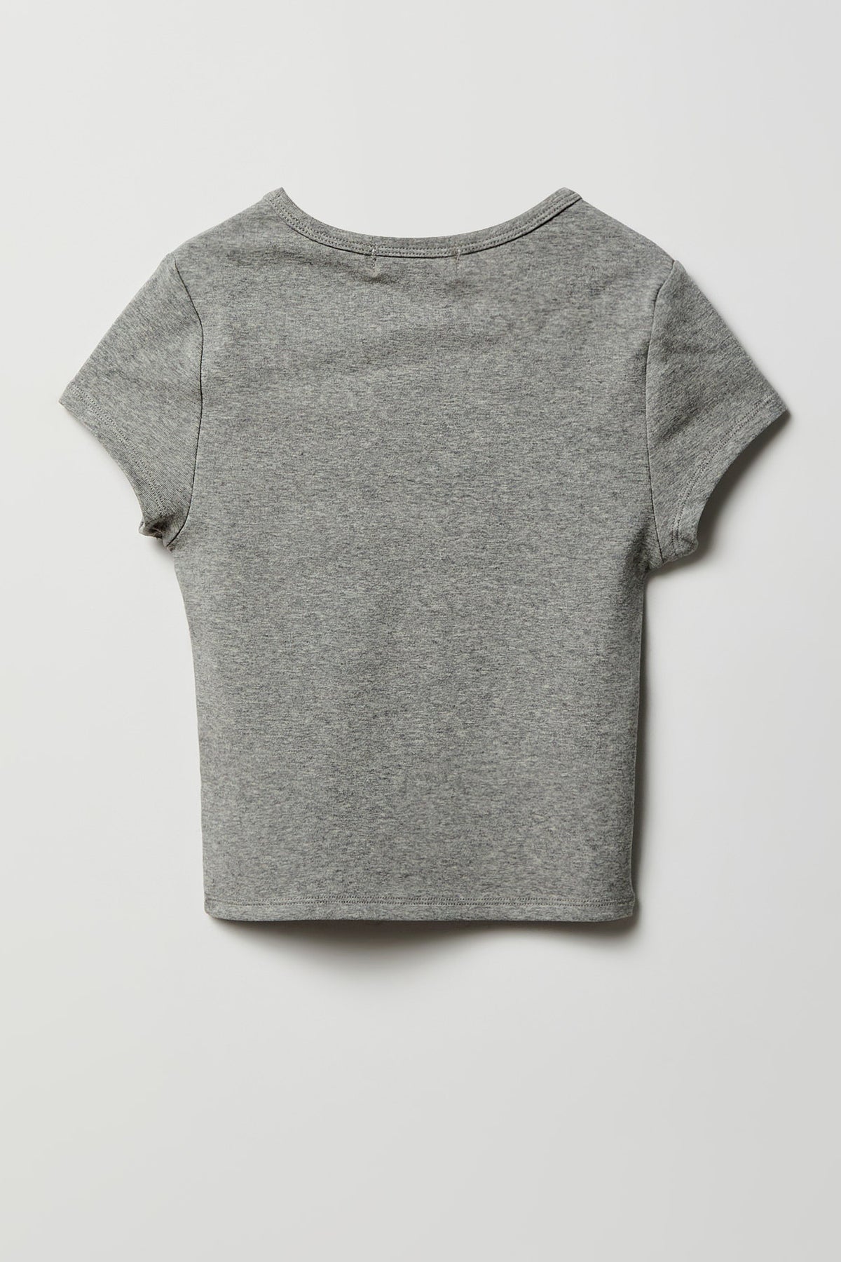 Alt View 2. Girls Active Graphic T-Shirt - Heather Grey