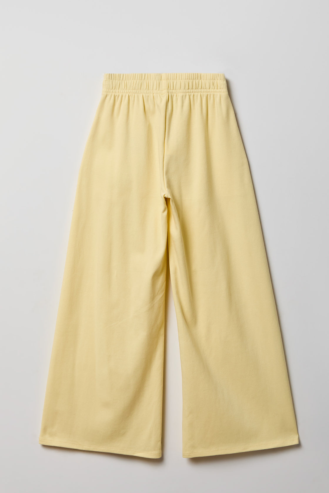 Alt View 2. Girls Active Graphic Wide Leg Pant - Pale Yellow
