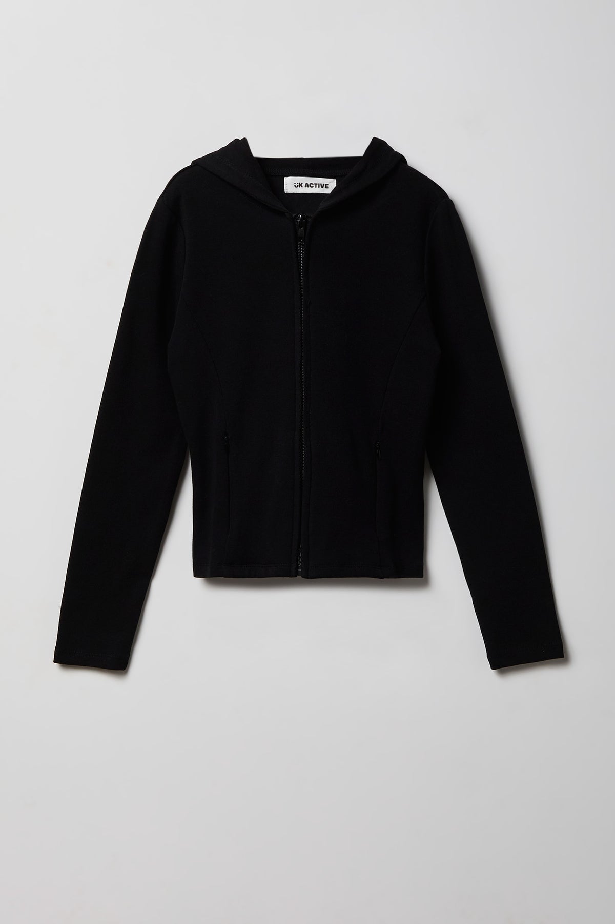 Blouson Active à capuchon avec fermeture à glissière pour fille
