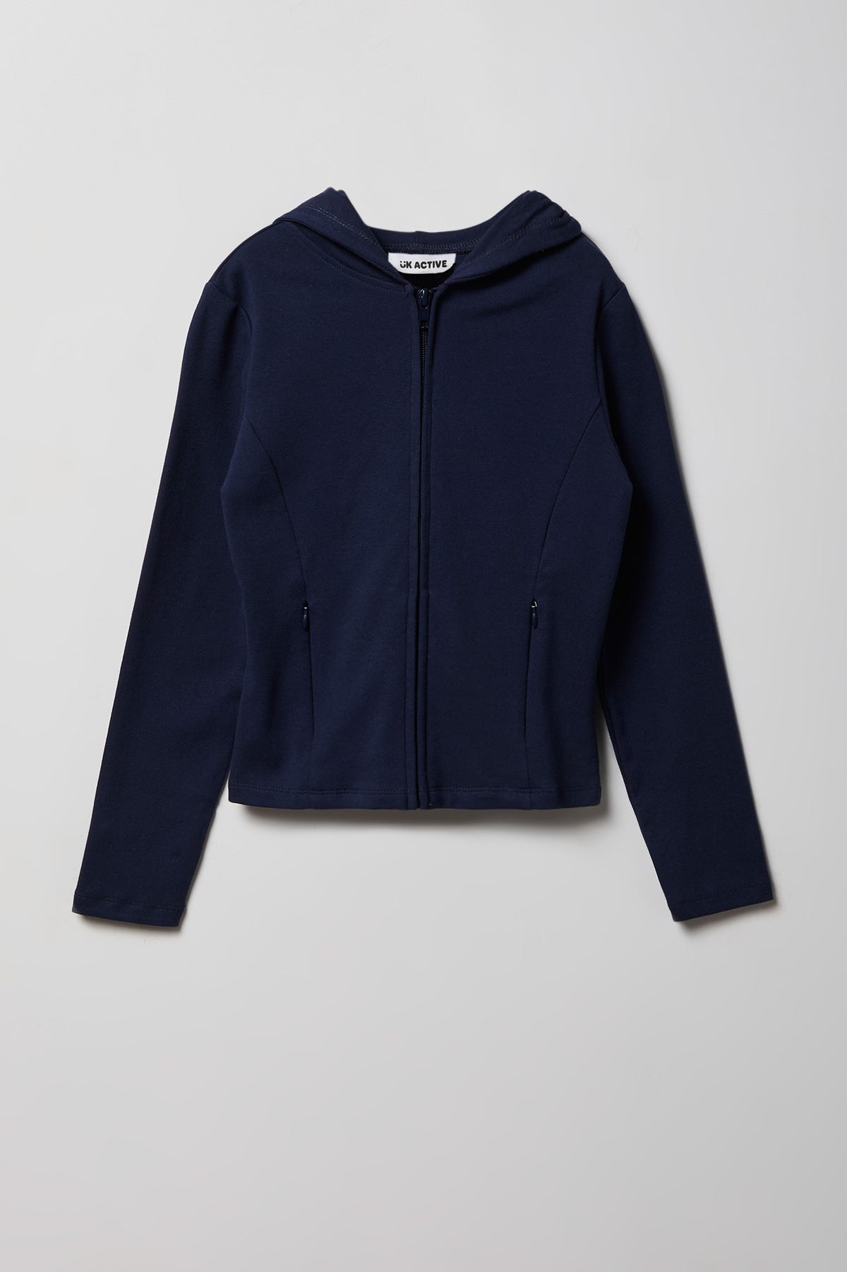 Blouson Active à capuchon avec fermeture à glissière pour fille