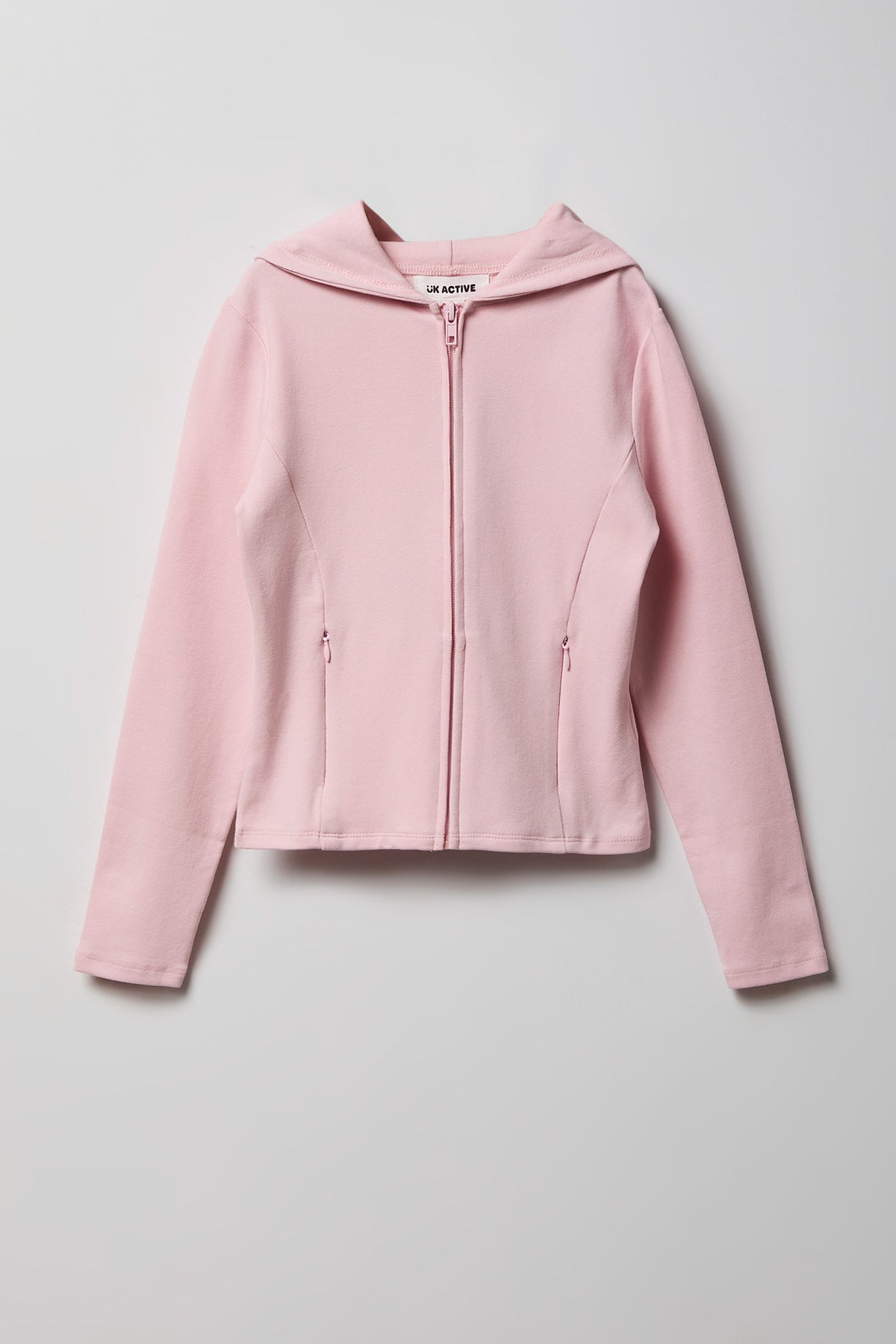 Blouson Active à capuchon avec fermeture à glissière pour fille