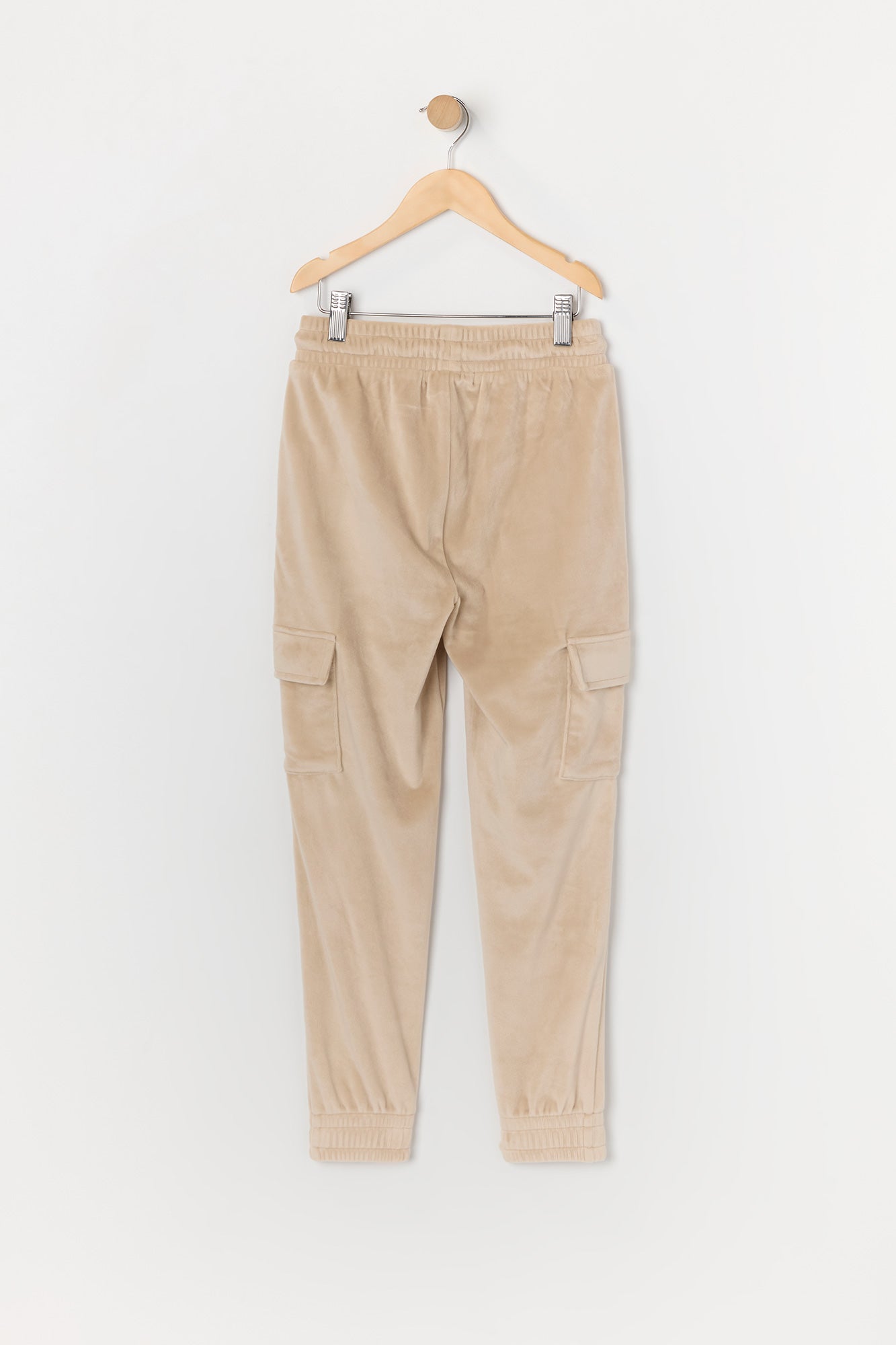 Jogger cargo en velours pour fille