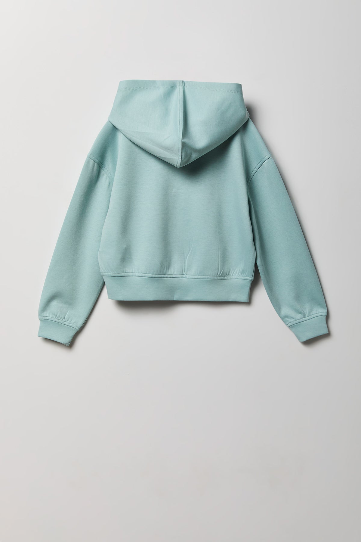 Alt View 2. Girls Active Scuba Boxy Zip-Up Hoodie - Aqua