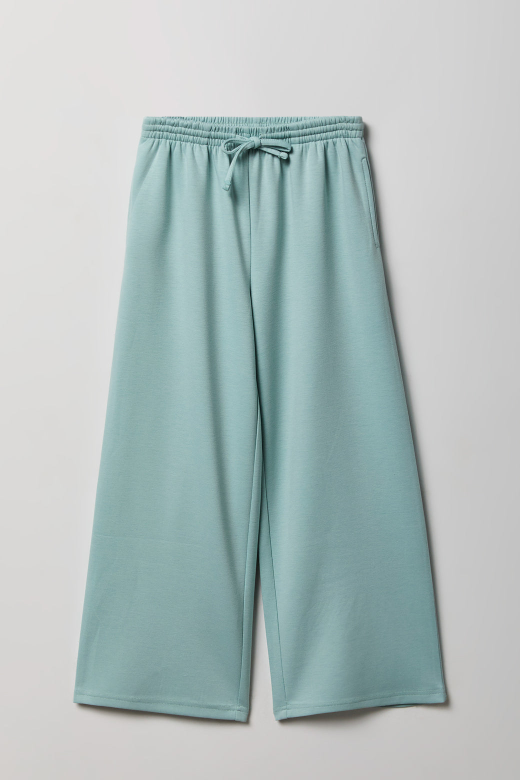 Pantalon à jambe large Active en scuba pour fille