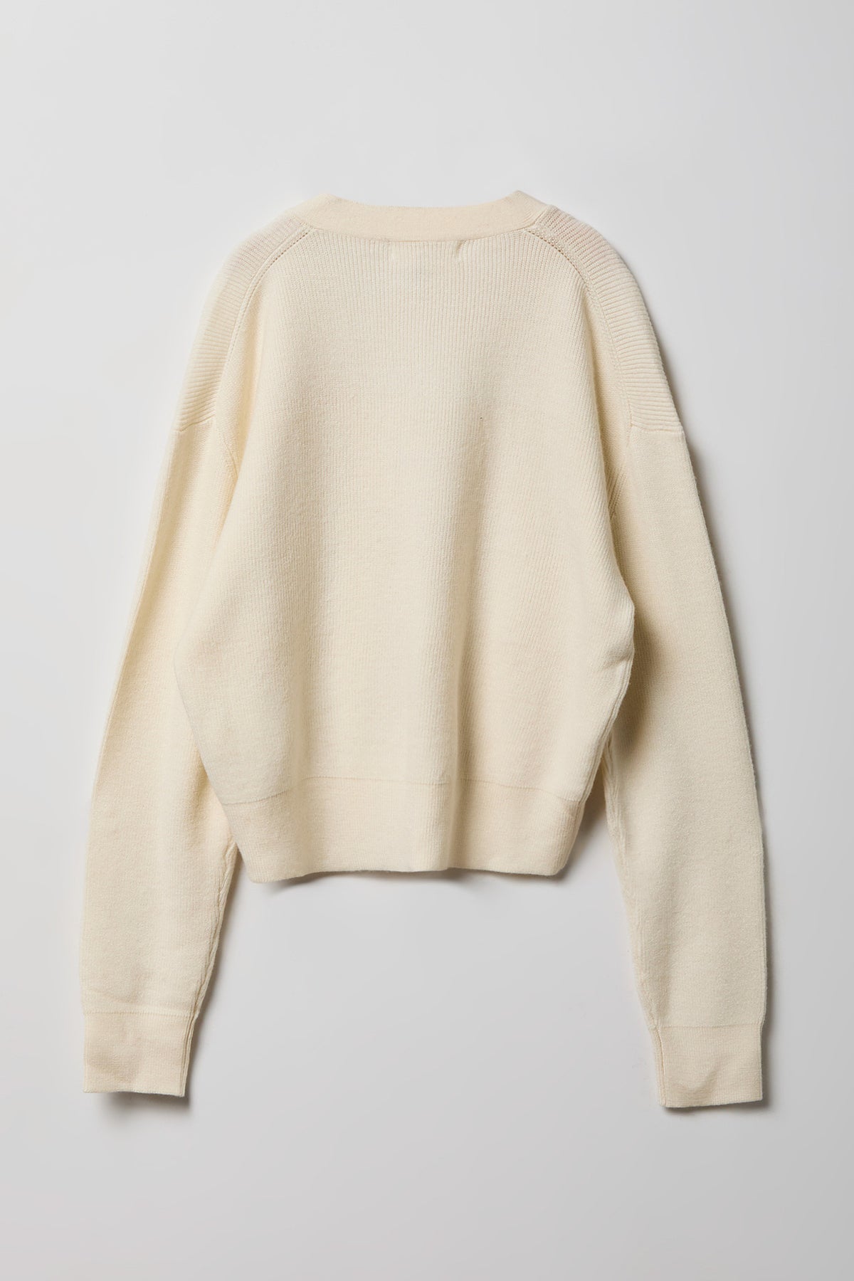Vue alternative 2. Cardigan boutonné à encolure en V pour fille
