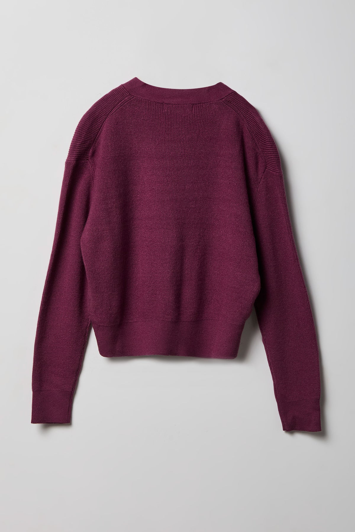 Vue alternative 2. Cardigan boutonné à encolure en V pour fille